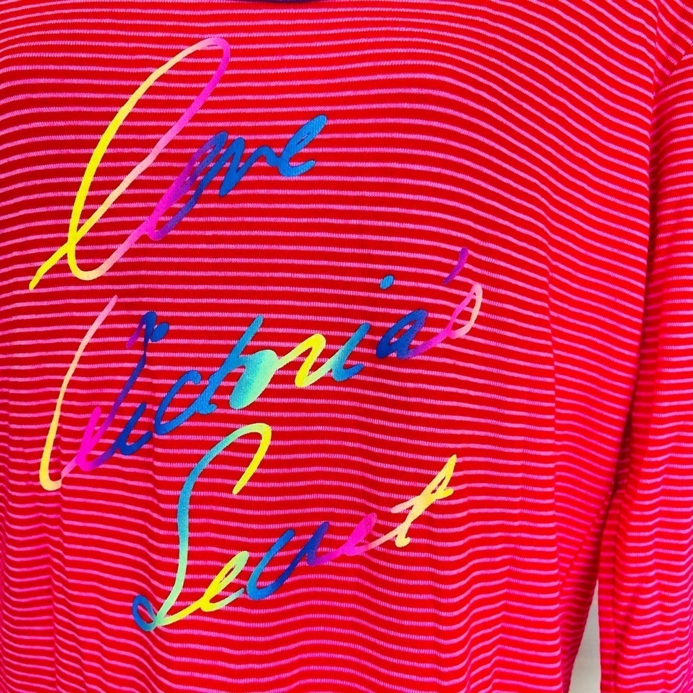 Vintage Victoria's Secret Red Long Sleeve Night Shirt Women’